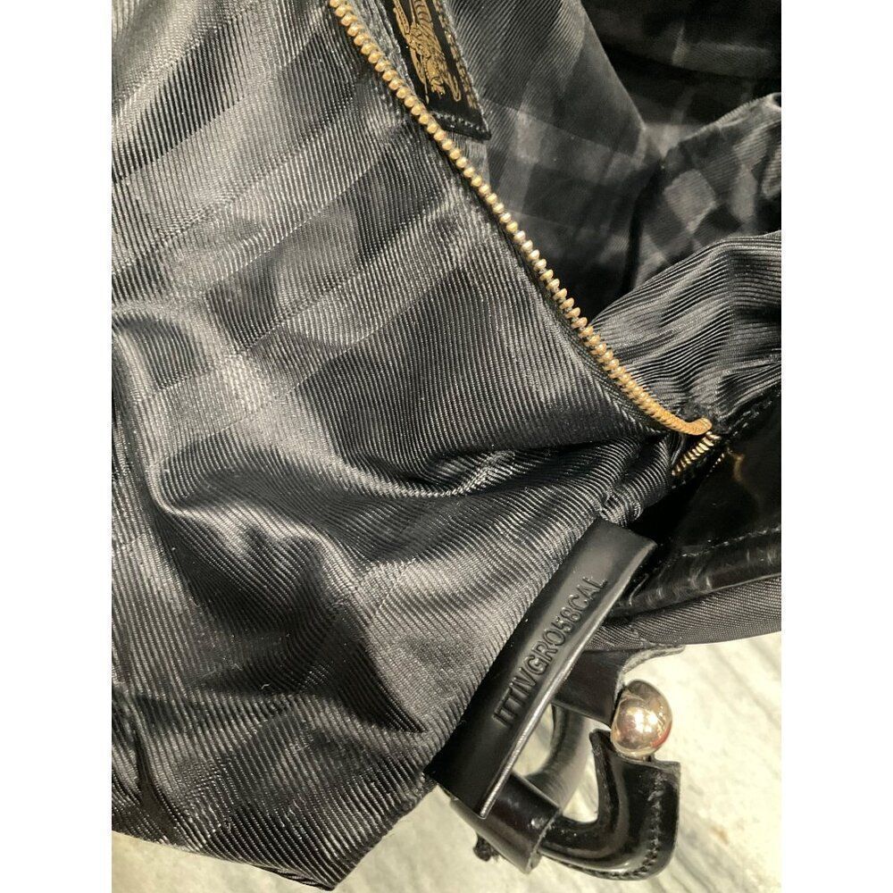 Burberry Quilted‎ Tote Bag In Black With Leather Trim - Picture 10 of 13